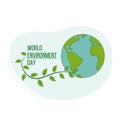 Earth Day, Environment Day, Earth Hour, environmental damage concept.